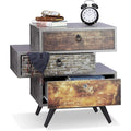 Commode 60 x 60 x 40 cm avec 3 tiroirs