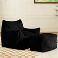 Scandinave pouf poire beige esprit industriel