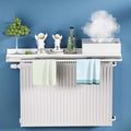 Accessoire radiateur minimaliste gris clair