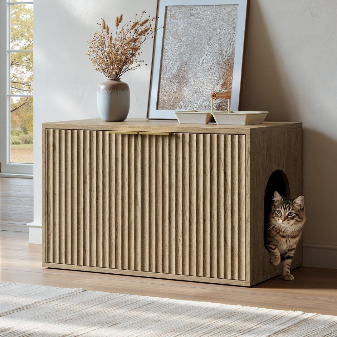 Grande maison de toilette gris