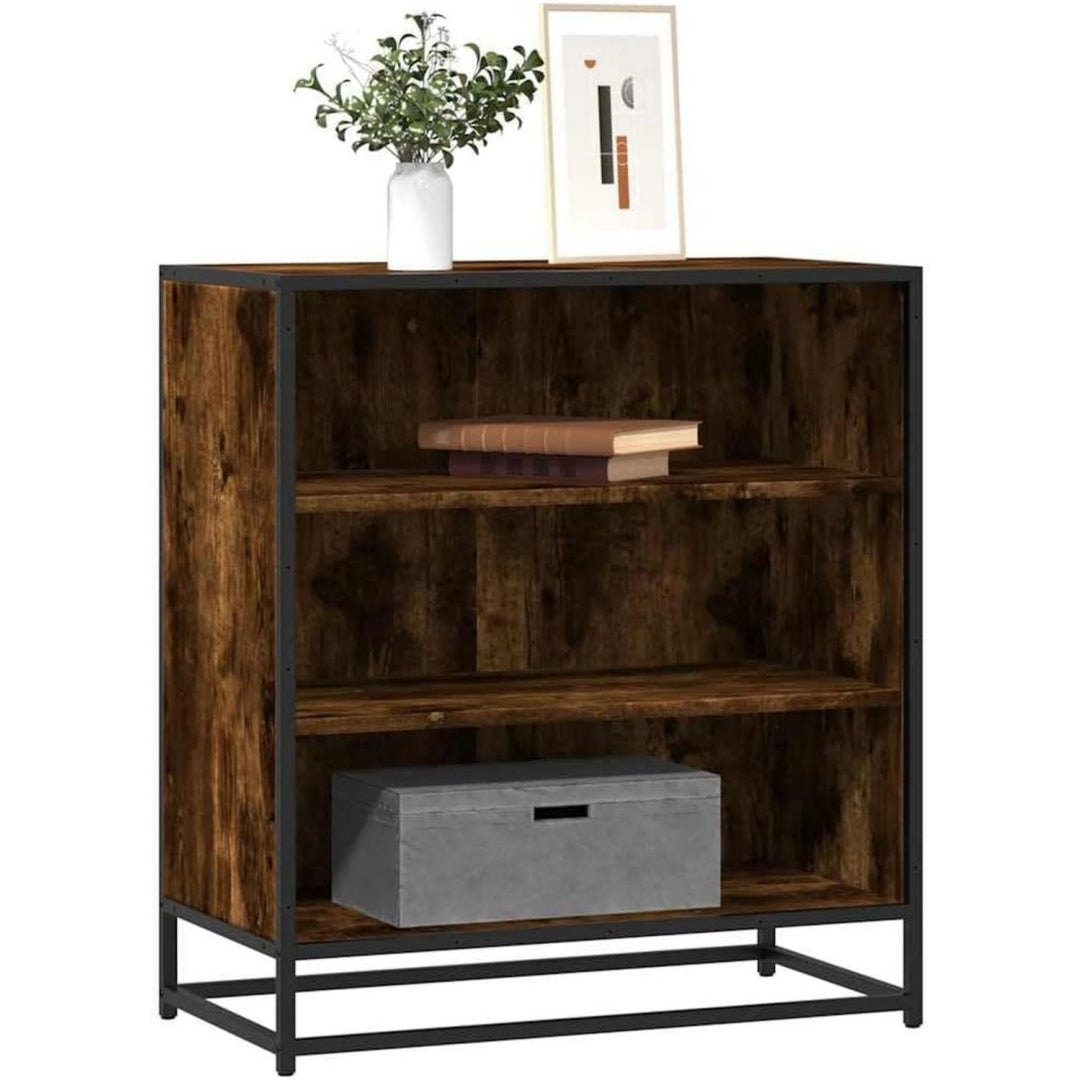 Buffet en chene et metal pour le bureau