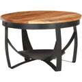 Table basse marron compact 100 x 100 x 100 cm