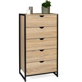 Armoire de rangement en metal marron esprit scandinave