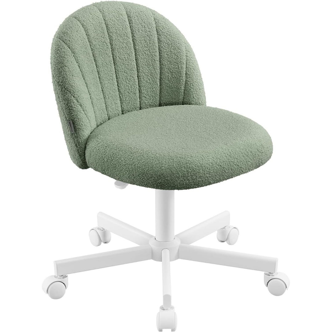 Chaise de salle a manger vert, tissu
